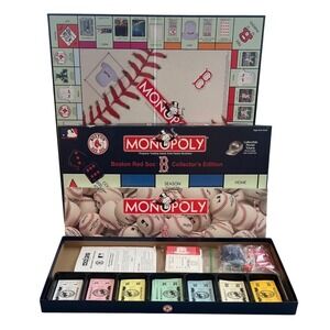 Boston Red Sox Monopoly Collector's Edition Parker Brothers Game Complete